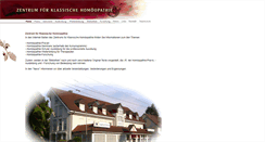 Desktop Screenshot of homoeopathie-zentrum-karlsruhe.de